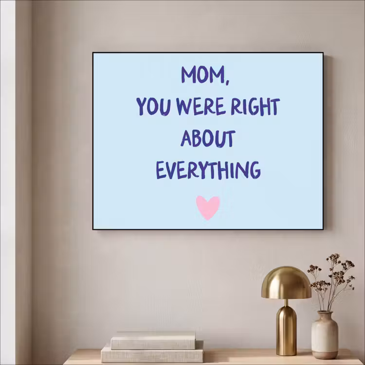 Art Frame - Moeder - Quote - Blauw — 5