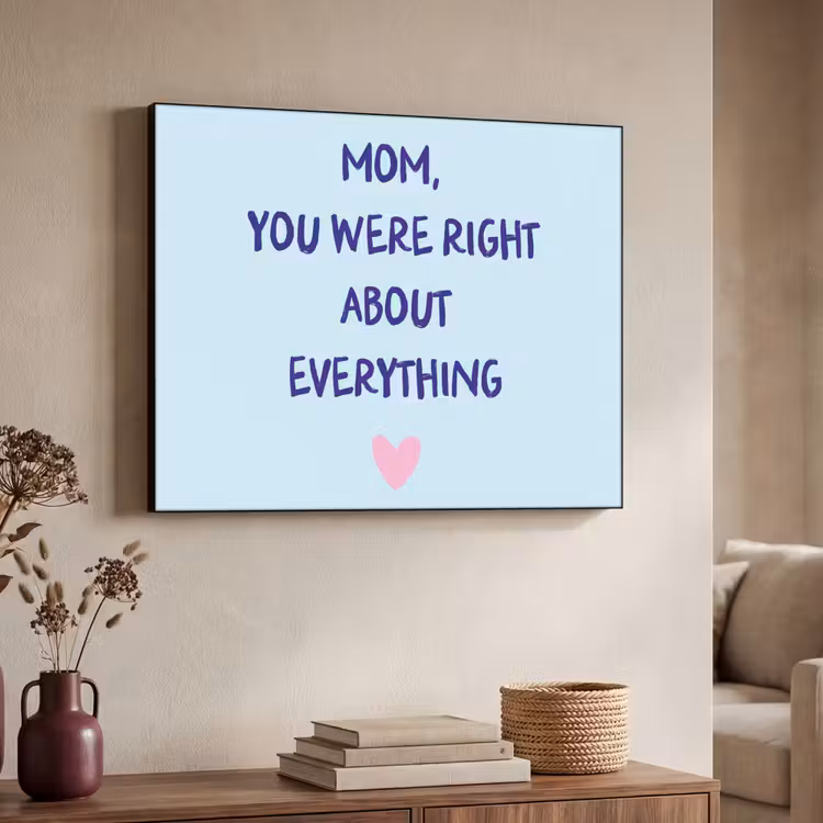 Art Frame - Moeder - Quote - Blauw — 7