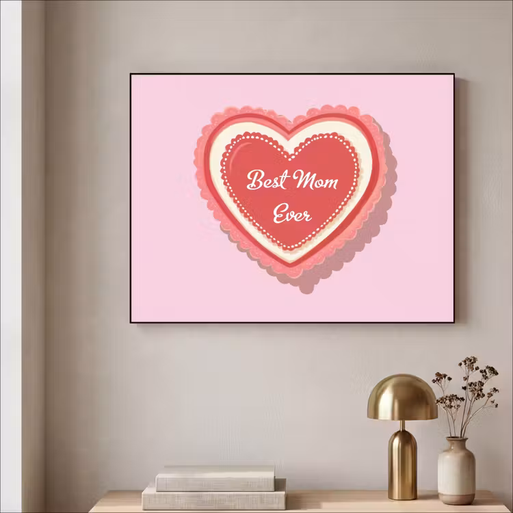 Art Frame - Tekst - Hartje - Moeder - Roze — 5