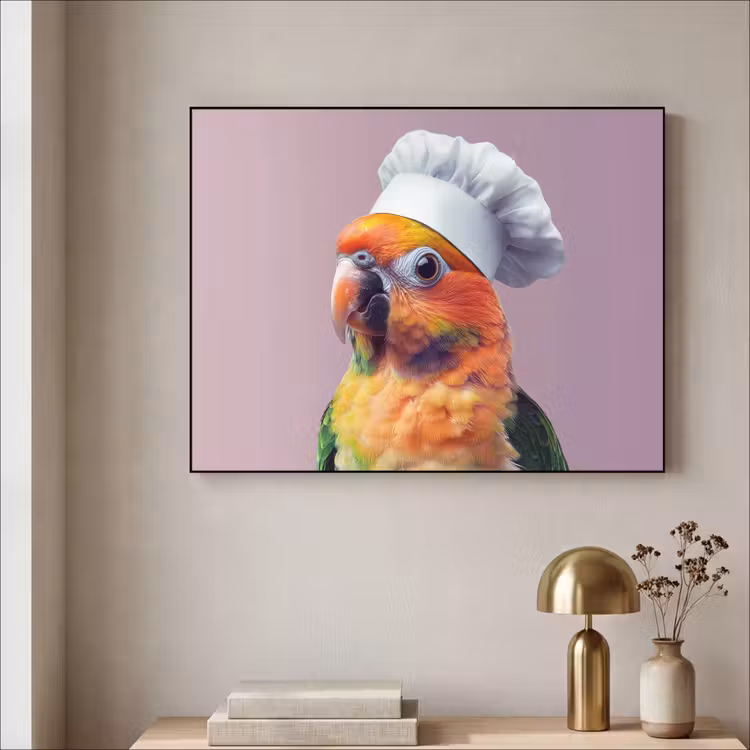 Art Frame - Papegaai - Koksmuts - Nieuwsgierig - Vogel — 5