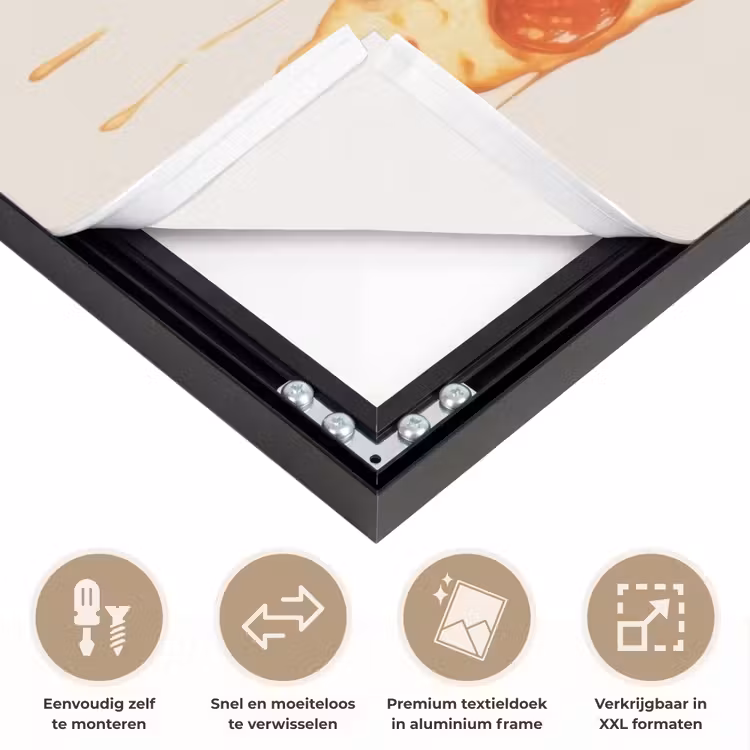 Art Frame - Pizza - Kaas - Pepperoni — 4