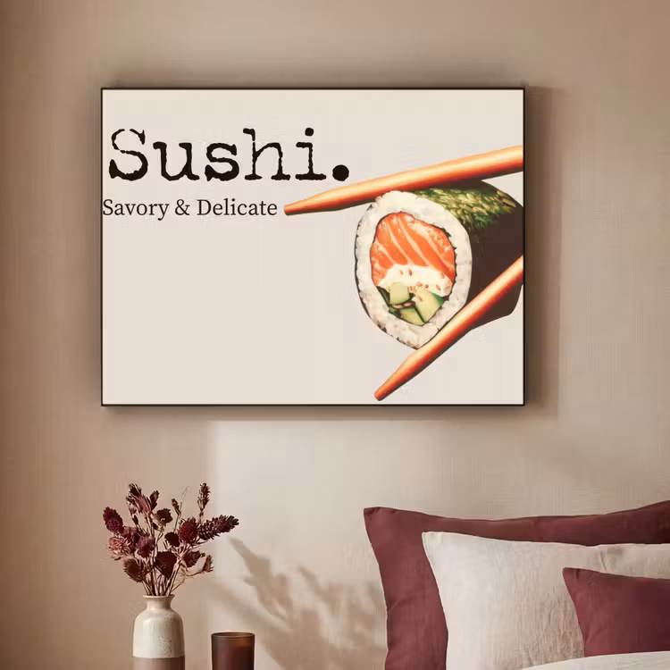 Art Frame - Sushi - Zalm - Rijst - Japans — 3