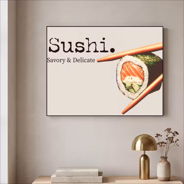 Art Frame - Sushi - Zalm - Rijst - Japans — 5