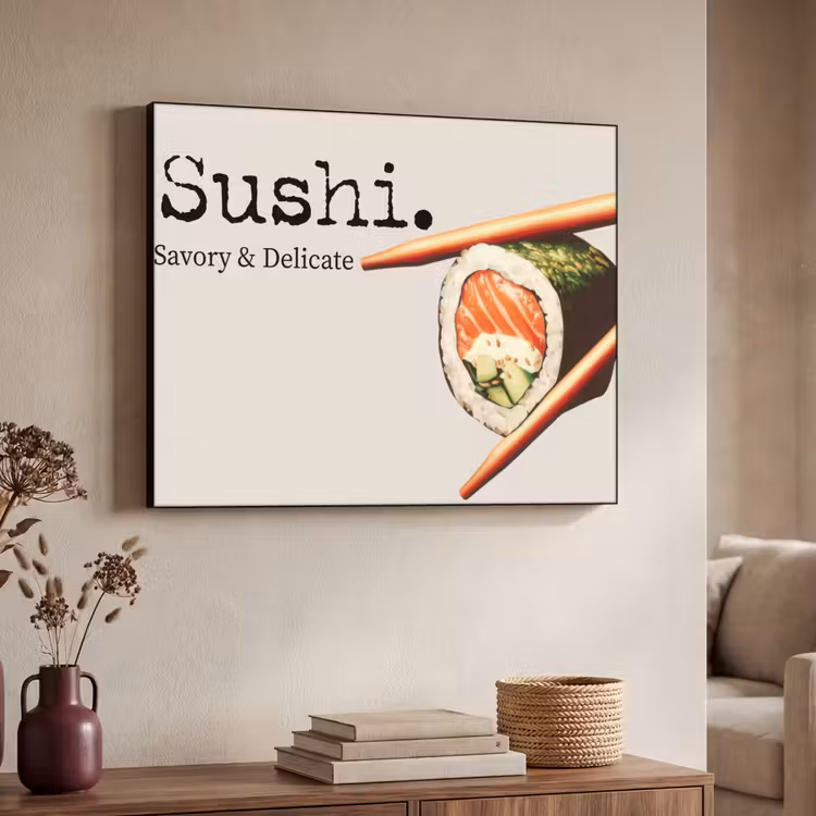 Art Frame - Sushi - Zalm - Rijst - Japans — 7