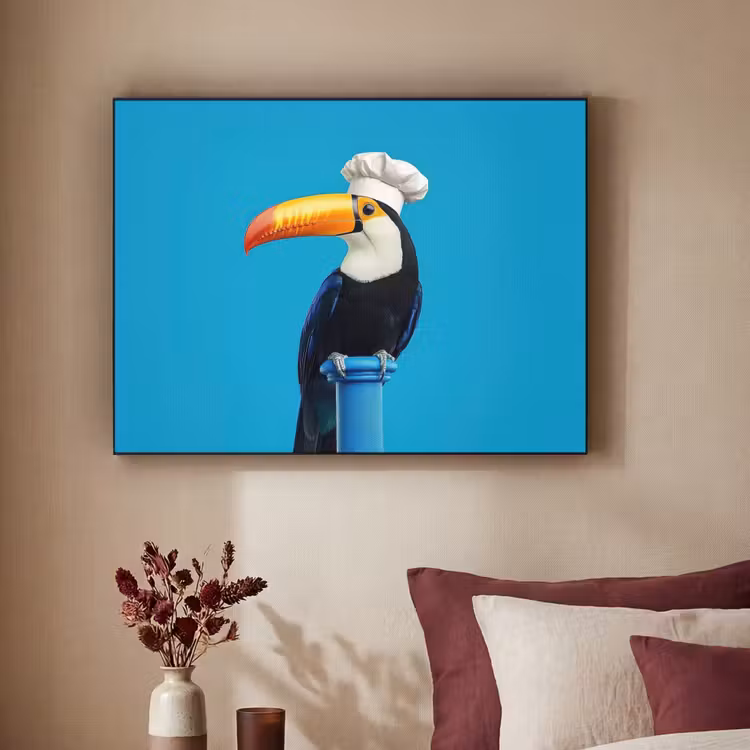 Art Frame - Tucan - Sokkel - Vogel - Koksmuts — 3