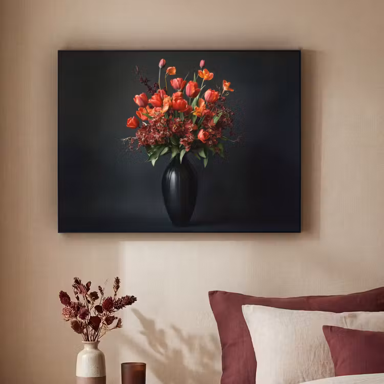 Art Frame - Boeket - Tulpen - Vaas - Rood — 3