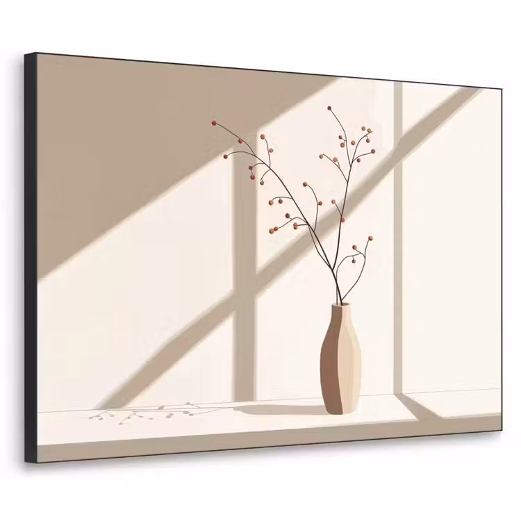 Art Frame - Vaas - Takken - Bessen - Minimalistisch — 1