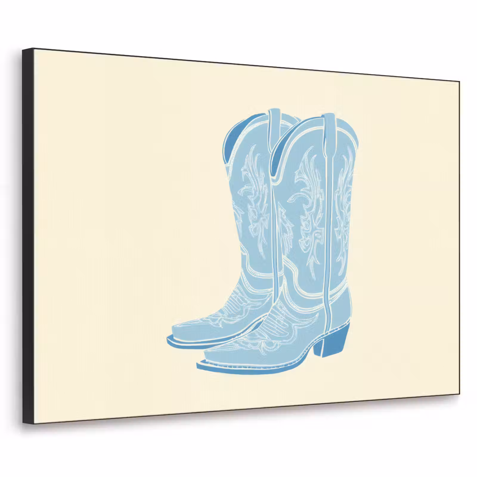Art Frame - Illustratie - Cowboylaarzen - Patroon — 1