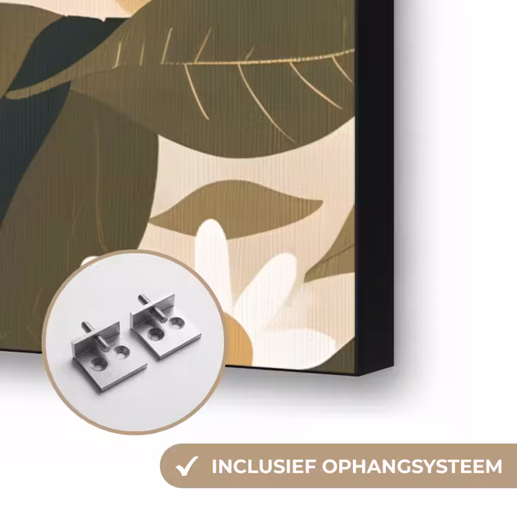 Art Frame - Illustratie - Vrouw - Madeliefjes - Wit — 6