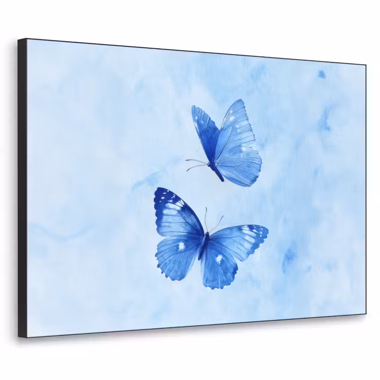Art Frame - Vlinders - Sierlijk - Blauw — 1