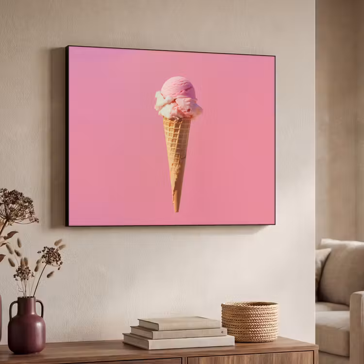 Art Frame - Hoorntje - Schepijs - Roze — 7
