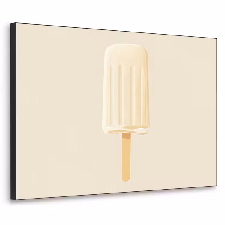 Art Frame - Minimalistisch - Waterijsje - Stokje - Beige — 1
