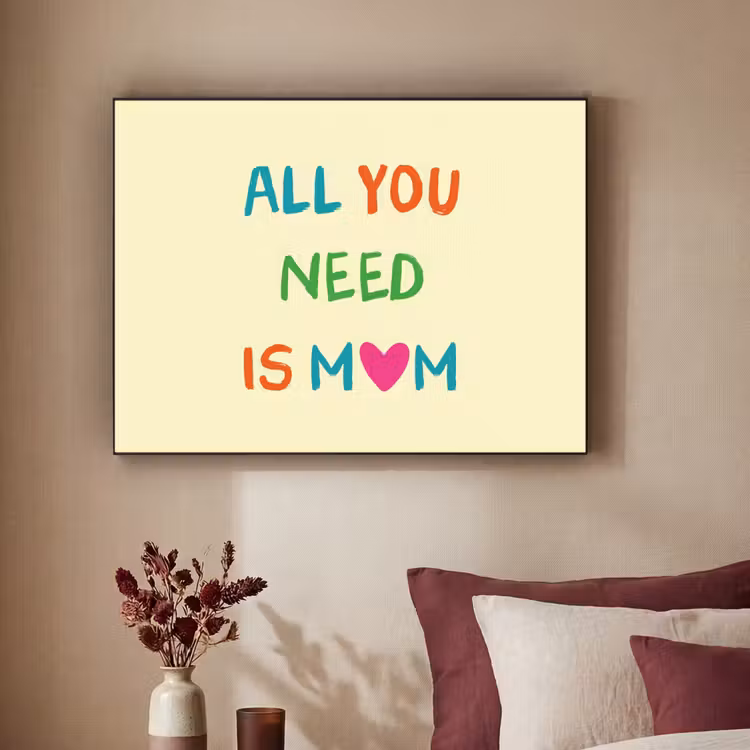Art Frame - Hartje - Moeder - Tekst - Kleurrijk — 3