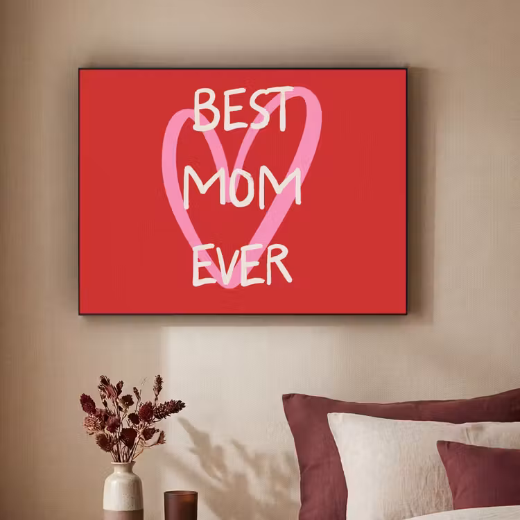 Art Frame - Moeder - Quote - Hartje - Rood — 3