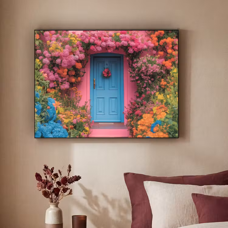 Art Frame - Bloemen - Deur - Roze — 3