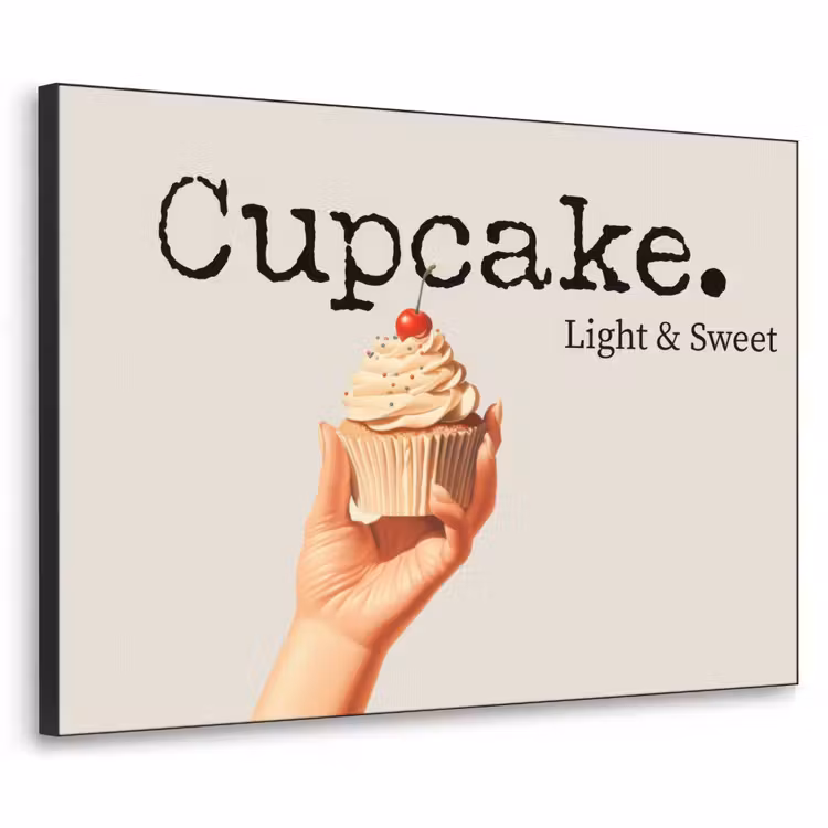 Art Frame - Cupcake - Zoet - Kers — 1