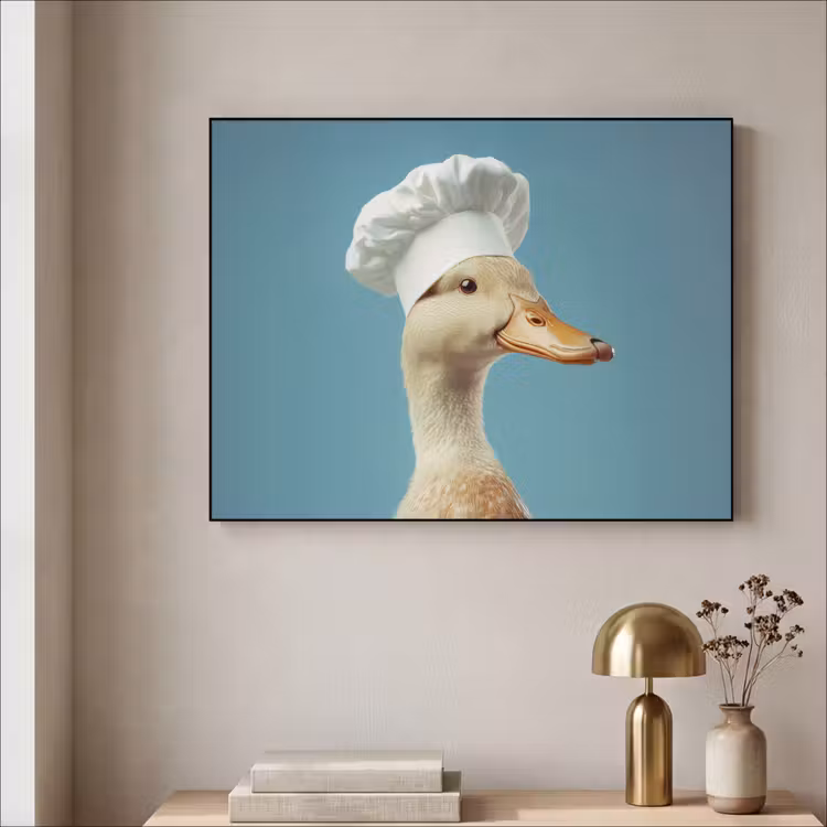 Art Frame - Eend - Koksmuts - Cute - Vogel — 5
