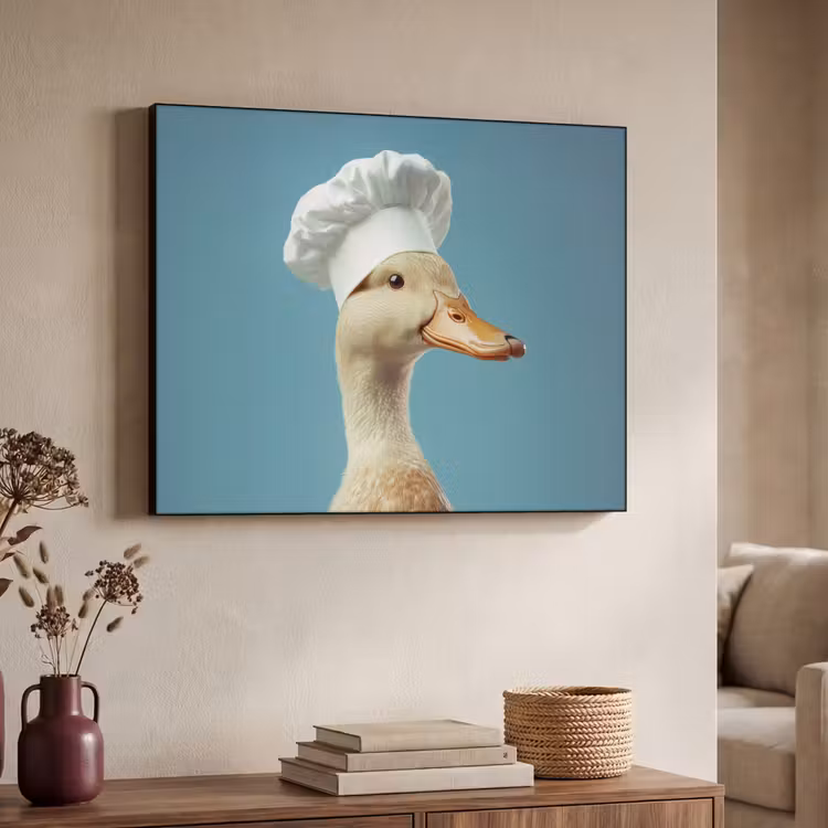 Art Frame - Eend - Koksmuts - Cute - Vogel — 7