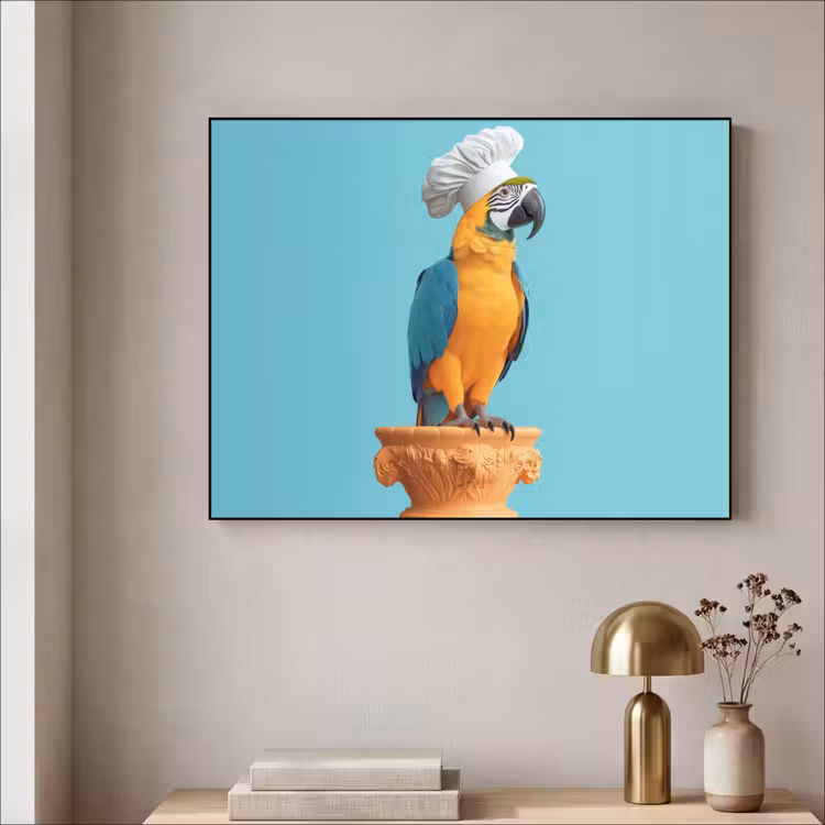 Art Frame - Papegaai - Koksmuts - Grappig - Vogel — 5
