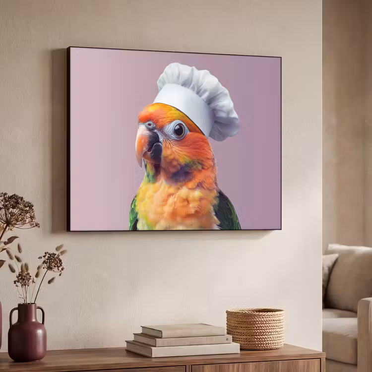 Art Frame - Papegaai - Koksmuts - Nieuwsgierig - Vogel — 7