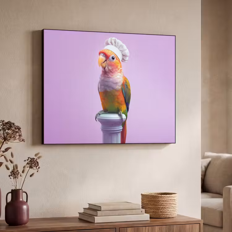 Art Frame - Papegaai - Koksmuts - Pilaar - Vogel — 7