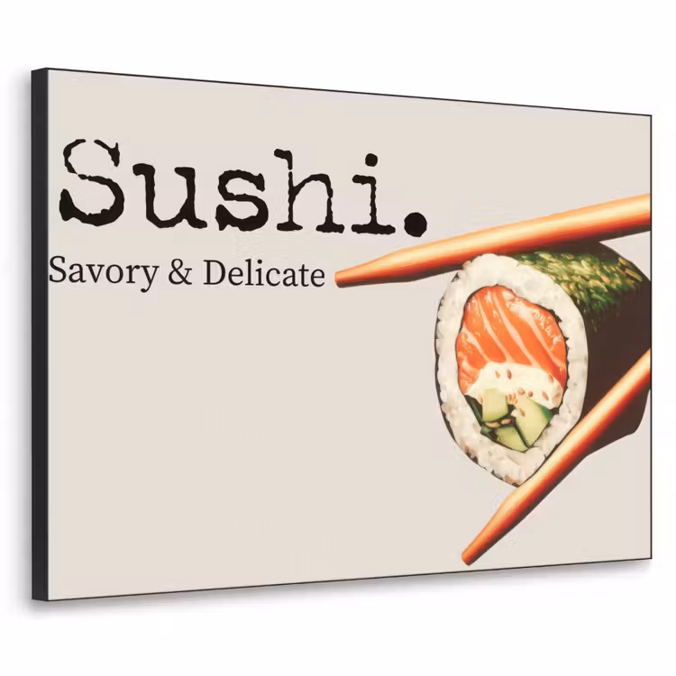 Art Frame - Sushi - Zalm - Rijst - Japans — 1