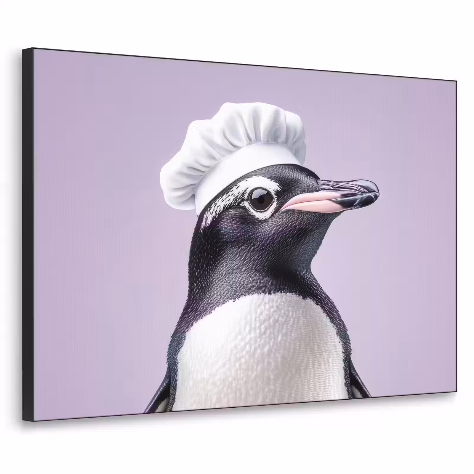 Art Frame - Pinguïn - Koksmuts - Lief - Paars — 1
