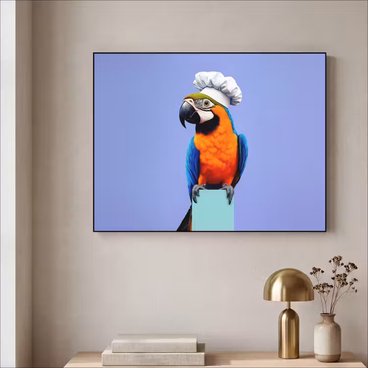 Art Frame - Papegaai - Koksmuts - Vogel - Leuk — 5