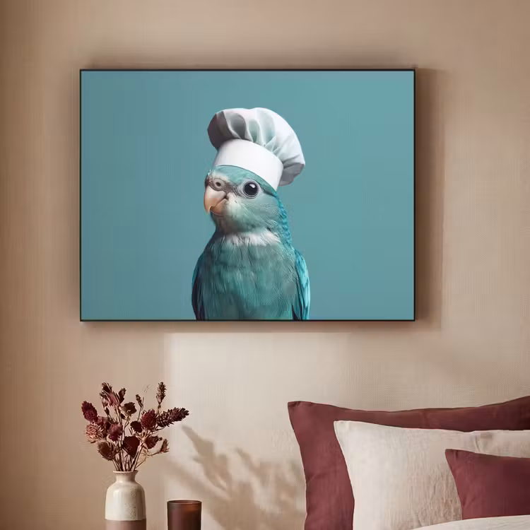 Art Frame - Parkiet - Vogel - Koksmuts - Cute — 3