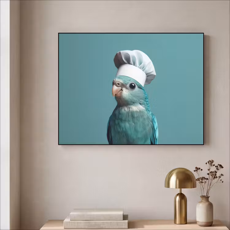 Art Frame - Parkiet - Vogel - Koksmuts - Cute — 5