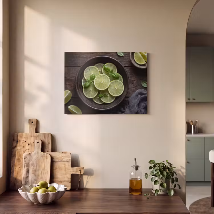 Akoestisch schilderij - Fruit - Groen - Eten — 4