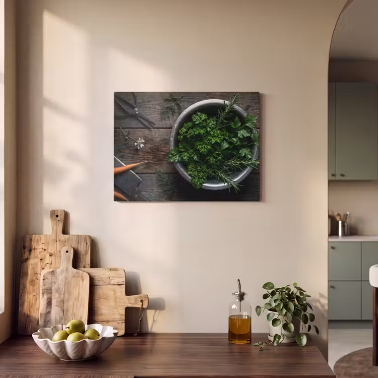 Akoestisch schilderij - Groenten - Hout - Eten — 4