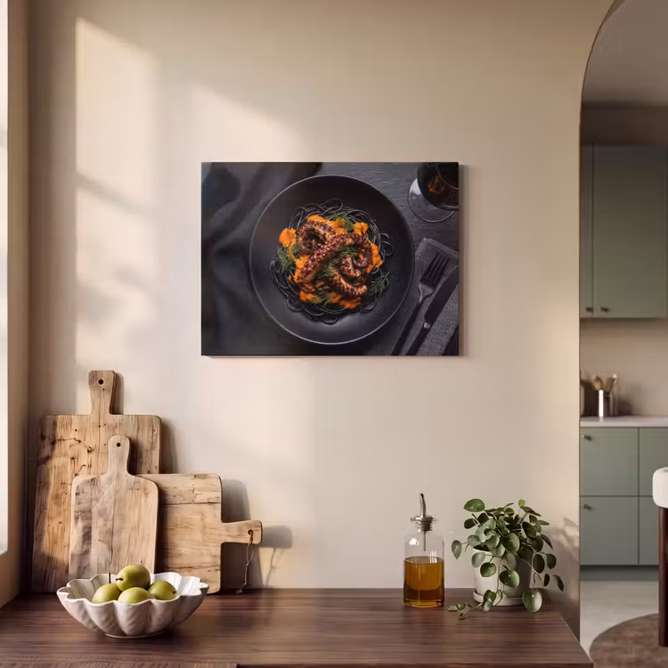 Akoestisch schilderij - Eten - Octopus - Modern — 4