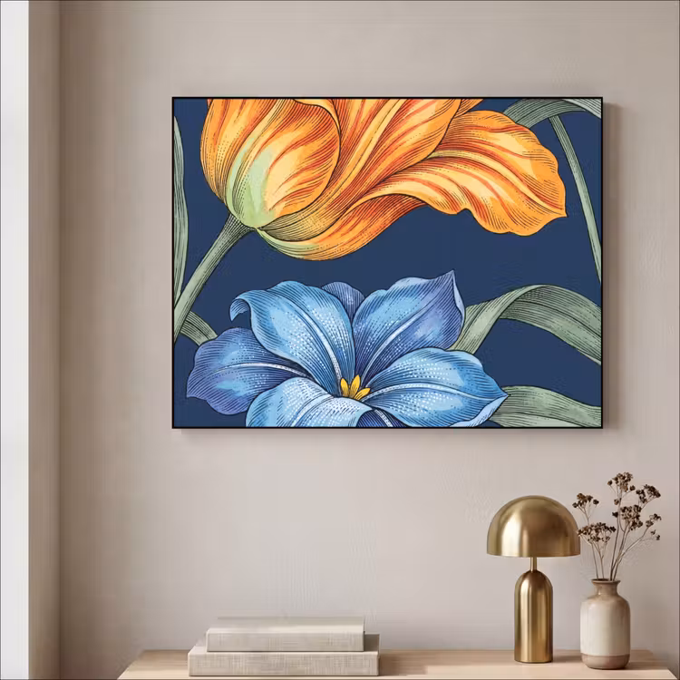 Art Frame - Bloemen - Botanisch - Patroon — 5