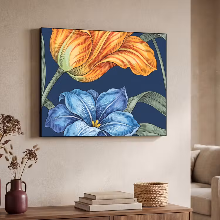 Art Frame - Bloemen - Botanisch - Patroon — 7
