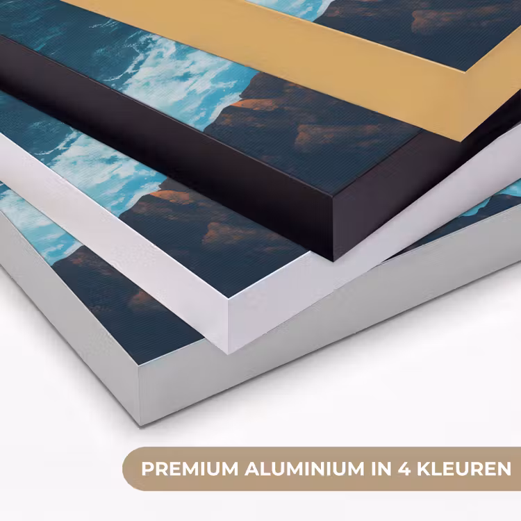 Art Frame - Vuurtoren - Rots - Zee - Golven — 2