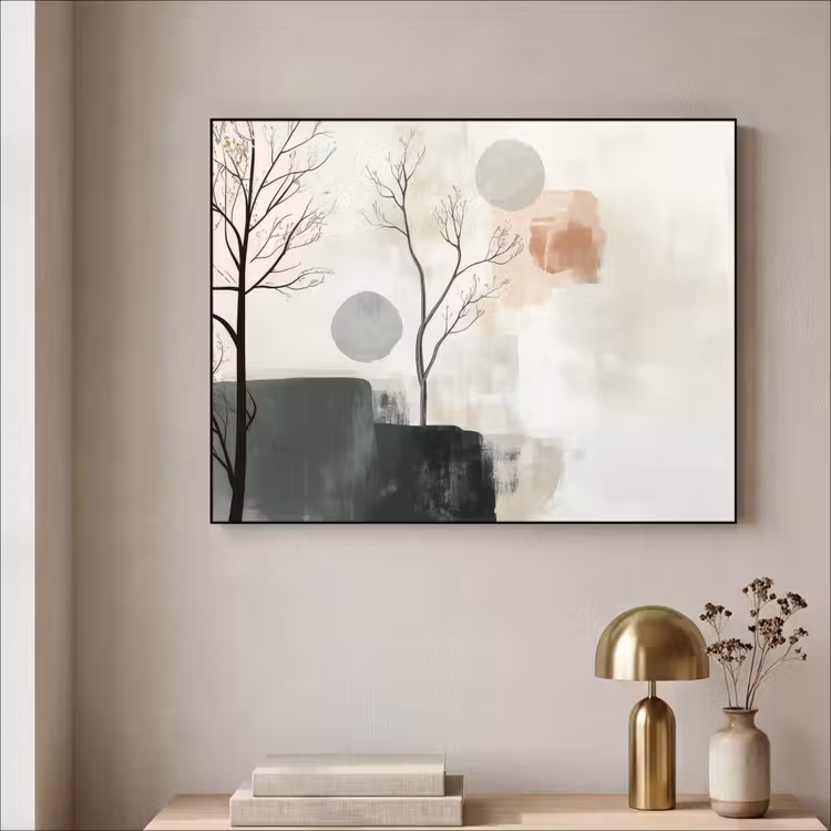 Art Frame - Wabi sabi - Beige - Plant — 5