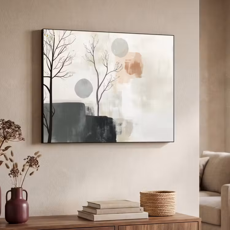 Art Frame - Wabi sabi - Beige - Plant — 7