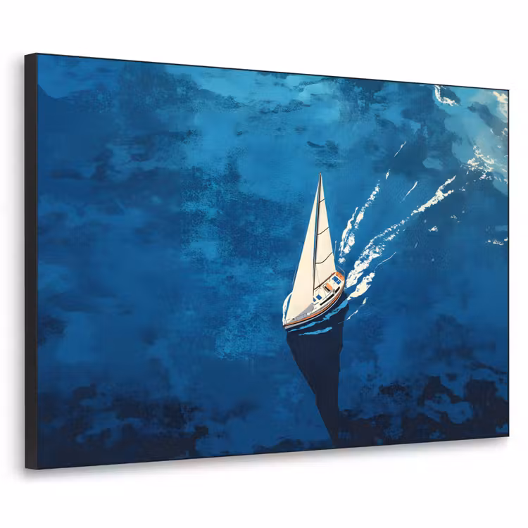 Art Frame - Zeilboot - Water - Abstract - Schaduw — 1