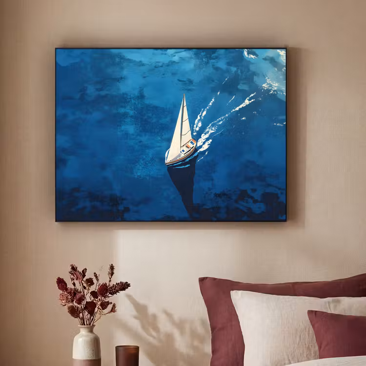 Art Frame - Zeilboot - Water - Abstract - Schaduw — 3