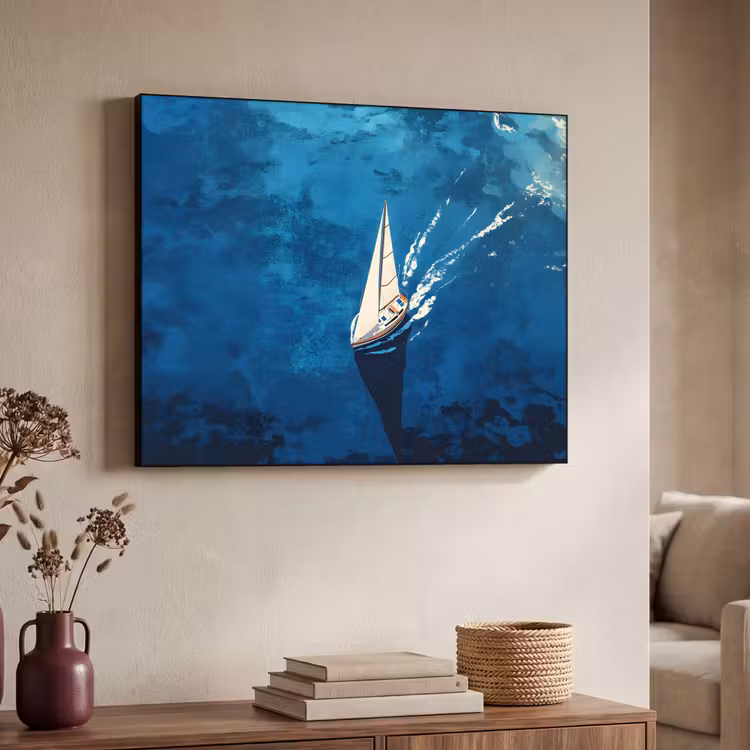 Art Frame - Zeilboot - Water - Abstract - Schaduw — 7