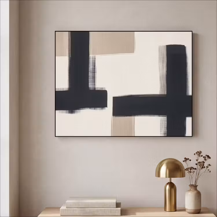 Art Frame - Zwart - Abstract - Japandi — 5