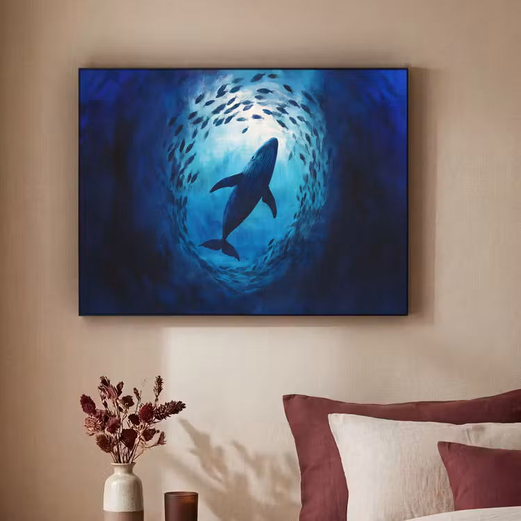 Art Frame - Walvis - Vissen - Donkerblauw — 3