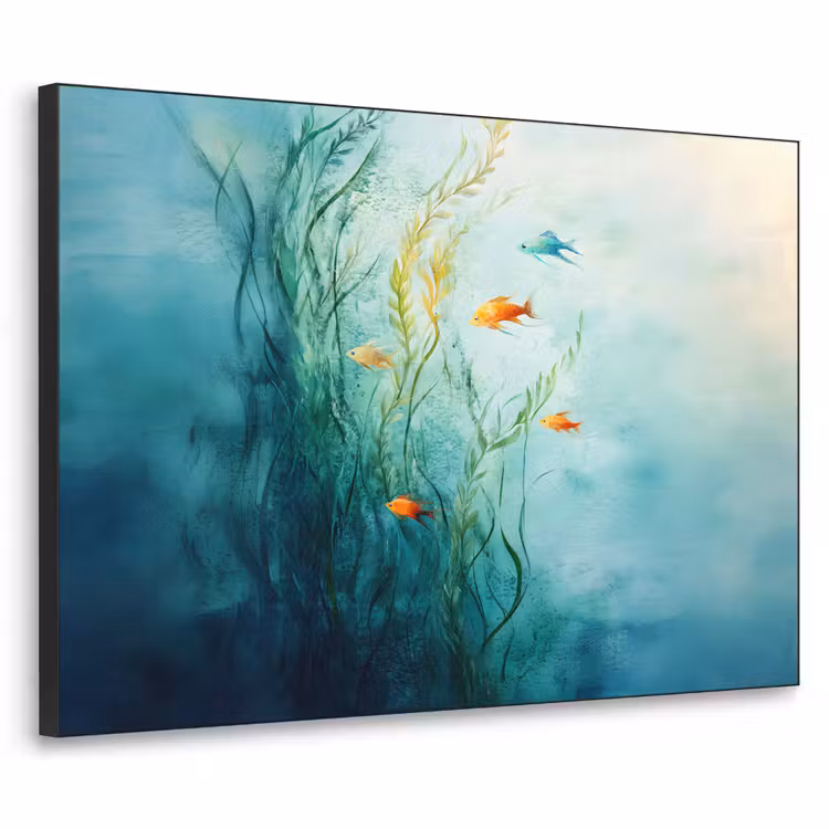 Art Frame - Waterplanten - Vissen - Kleurrijk - Water — 1