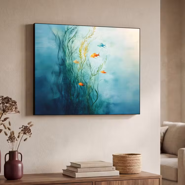 Art Frame - Waterplanten - Vissen - Kleurrijk - Water — 7
