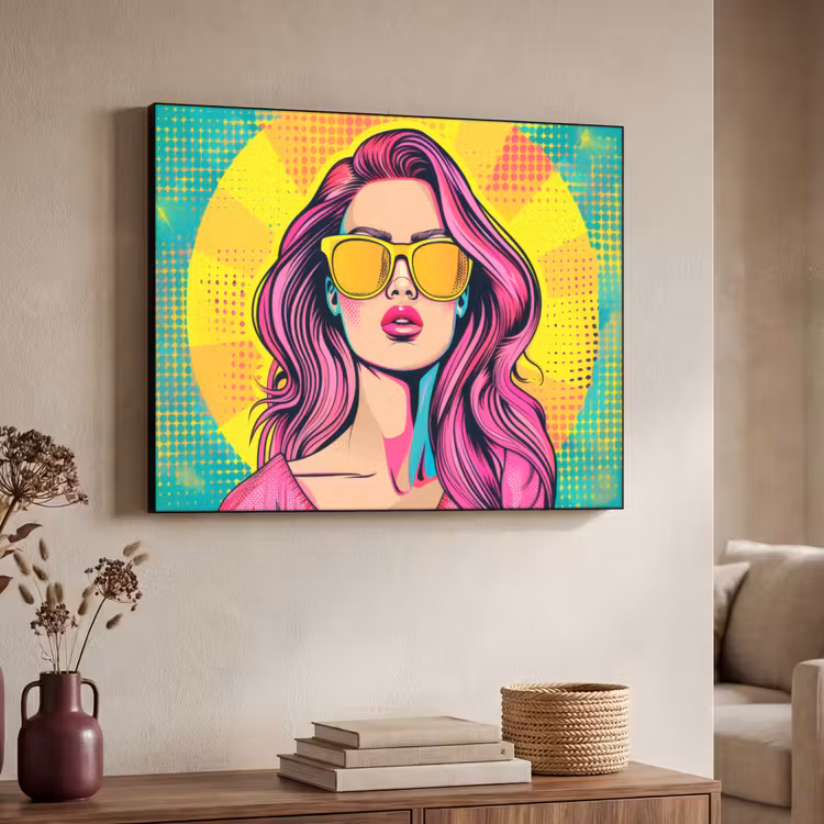 Art Frame - Zonnebril - Vrouw - Zonnig - Geel — 7