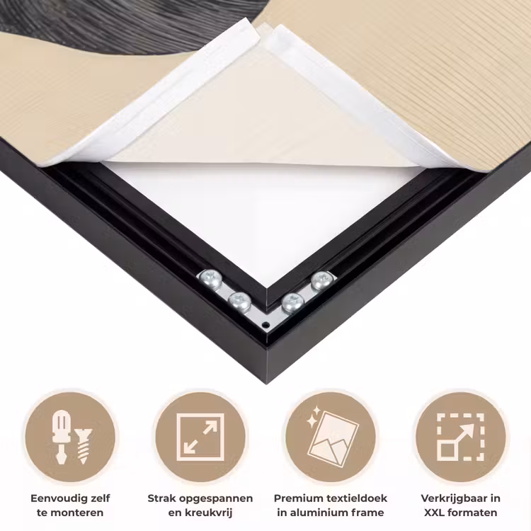 Art Frame - Zwart - Bladeren - Strepen - Minimalistisch — 8