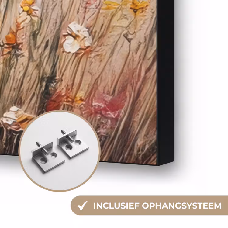 Art Frame - Wilde bloemen - Penseelstreken - Rustgevend — 6