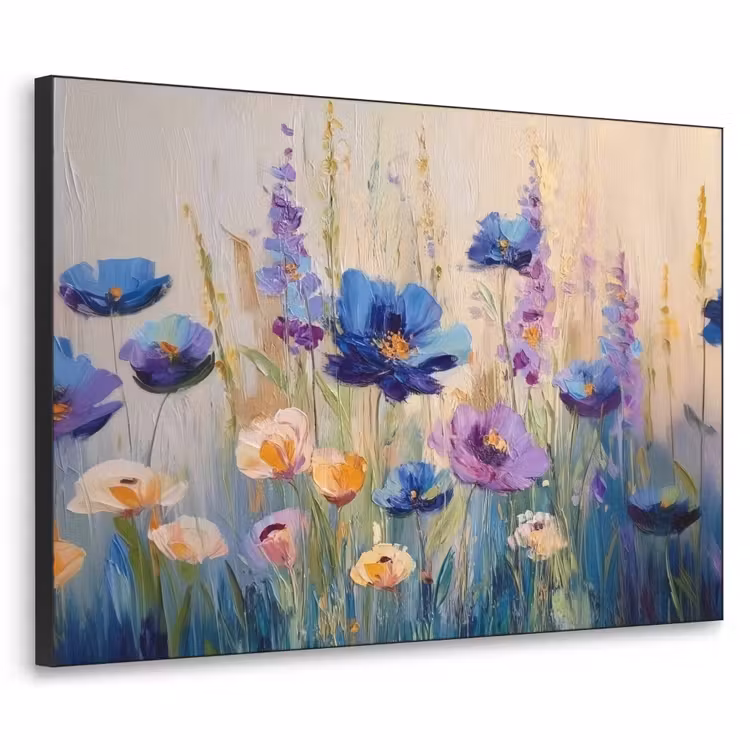 Art Frame - Zomers - Wilde bloemen - Penseelstreken — 1