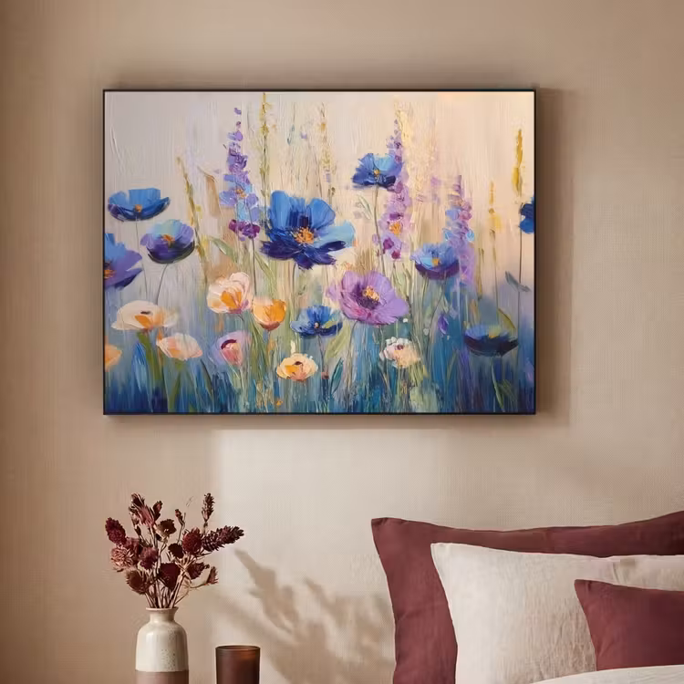 Art Frame - Zomers - Wilde bloemen - Penseelstreken — 3